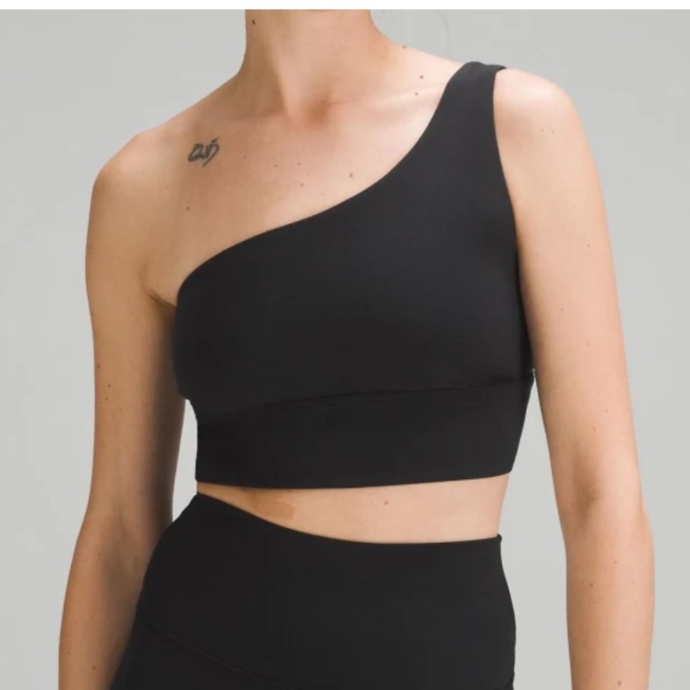 Lululemon Align Asymmetrical Black Athletic Top